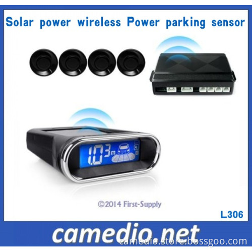Solar Wireless Rearview Parking Sensor System with 4 Radar Sensor